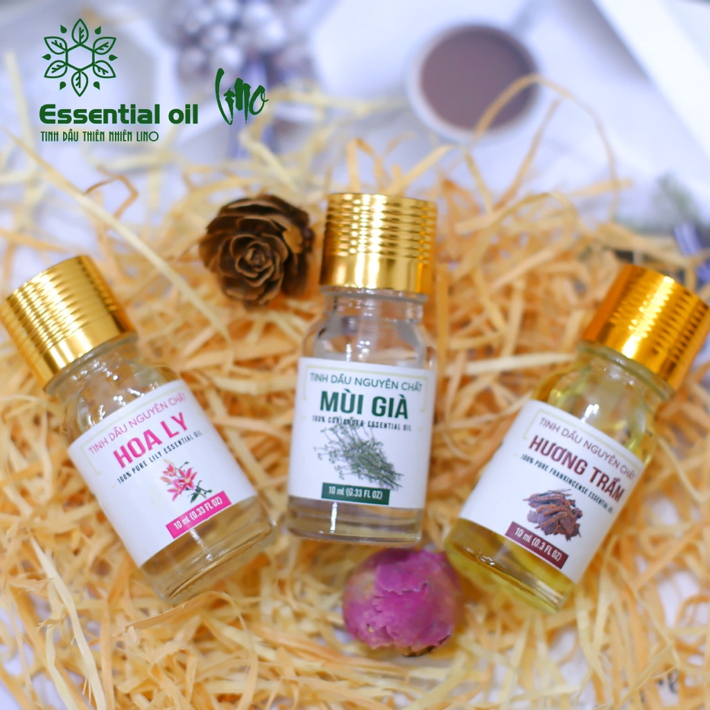 Tinh dầu thơm phòng hoa ly 10ml LINO, tinh dầu thiên nhiên nguyên chất từ công ty dược Mediplantex giúp thơm phòng