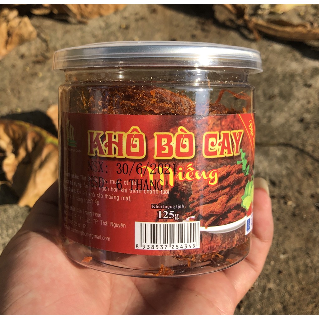 khô bò miếng giòn hàng loại 1 siêu ngon đậm vị đóng gói hủ pet 125gr ĐỒ ĂN VẶT | IMINT FOOD | BigBuy360 - bigbuy360.vn