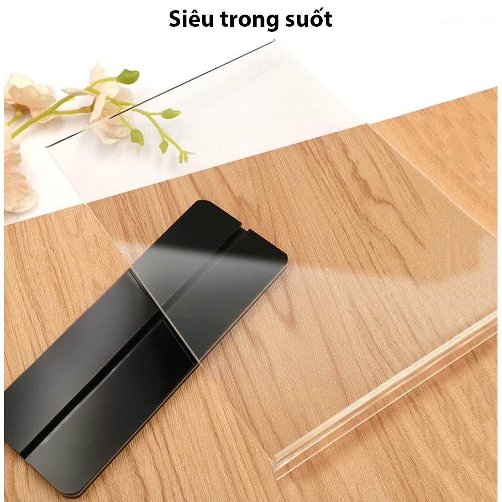 Menu Mica 2 Mặt Trong Suốt A4 A5 A6