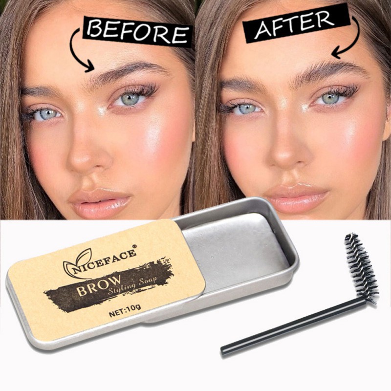 Sáp tạo kiểu lông mày NICEFACE 3D không thấm nước lâu trôi