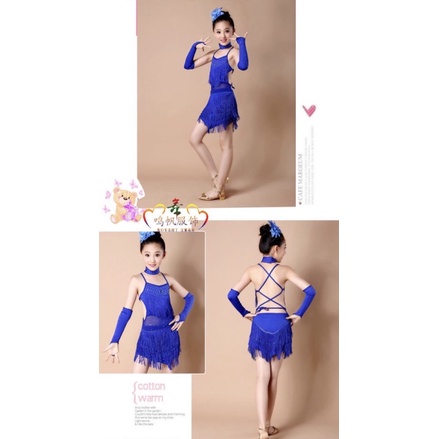 Đầm khiêu vũ biểu diễn bé gái