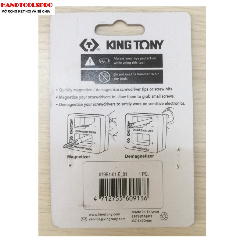 Khử nạp từ tua vít KINGTONY 79B1-01