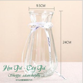 Bình Cắm Hoa Thủy Tinh_MD06 Thắt Nơ