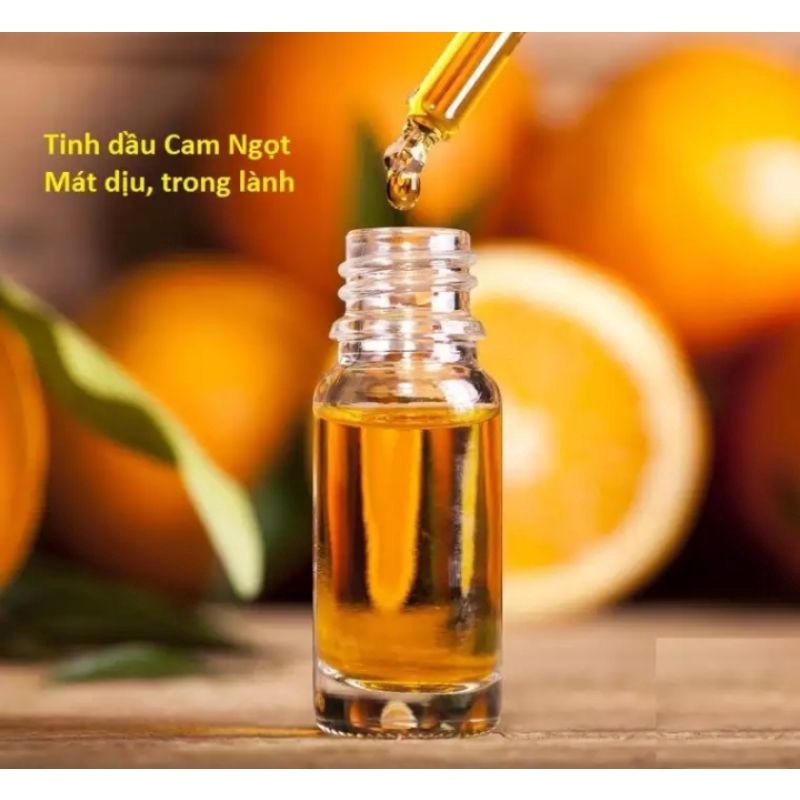 Tinh dầu Cam Ngọt Sweet Orange  Essential Oil, xuất sứ thiên nhiên không pha tạp chất, có giấy kiểm định COA
