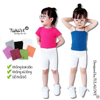 Combo 10 quần legging đùi tulalove cho bé gái