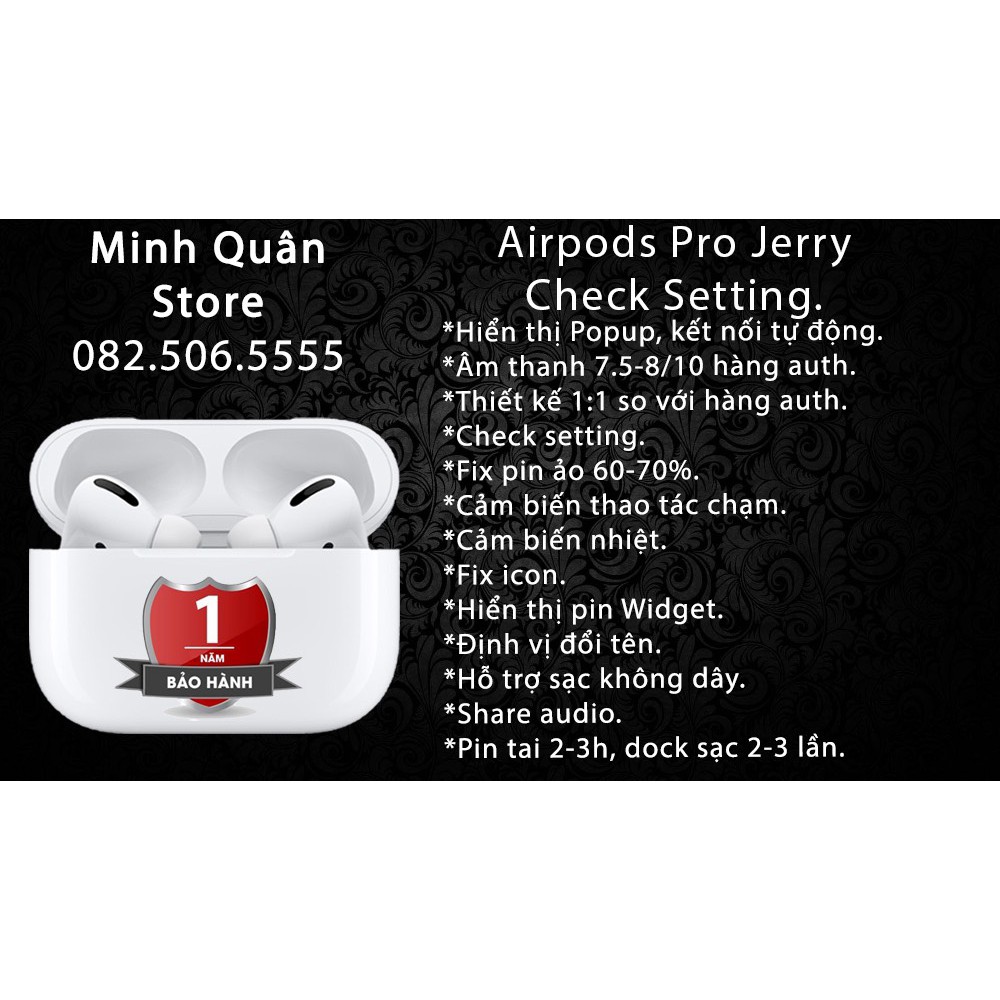 [XẢ XẢ XẢ] Airpod PRO Check imei Setting (Bảo Hành 12 Tháng)