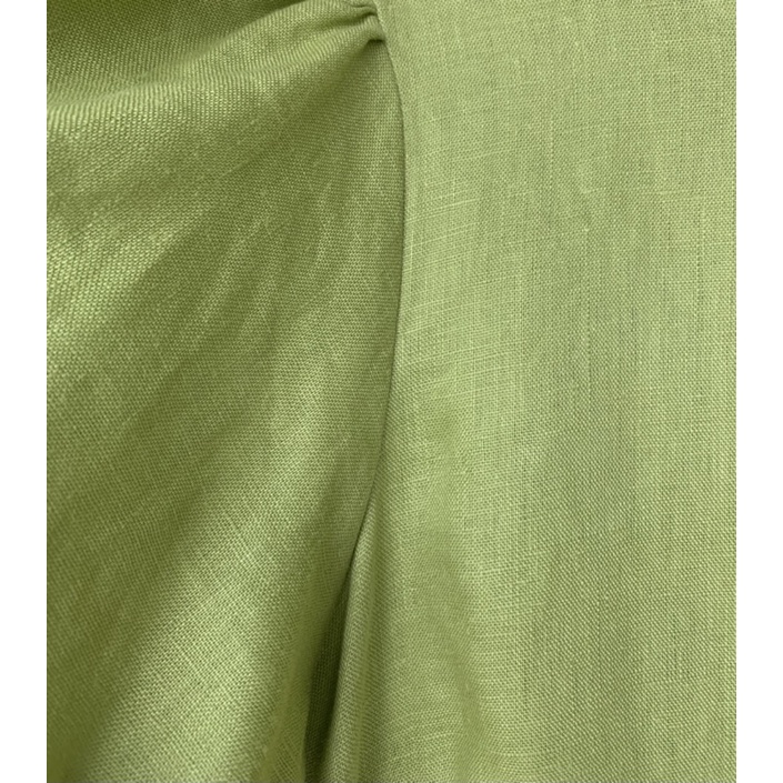 Đầm linen tưng cao cấp thêu hoa tiết hoa ngực