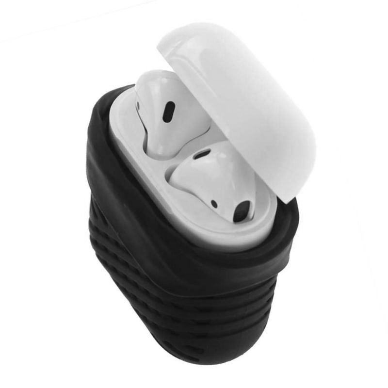 Vỏ Bảo Vệ Hộp Sạc Tai Nghe Không Dây Bluetooth 1 / 2 Bằng Silicon Kèm Móc Khóa Kim Loại Cho NAMA 1 / 2