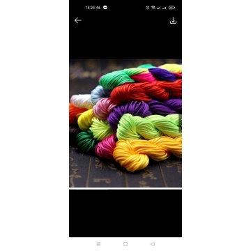 100m dây dù vàng tươi (1cuộm 100m)