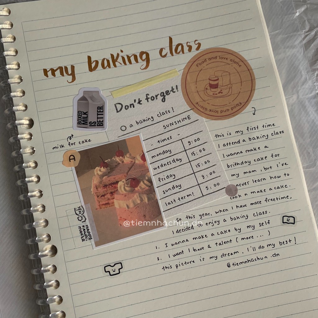 SỔ CÒNG BINDER B5 CÒNG NHỰA 26 LỖ 100 TRANG  - Sổ ghi chép giấy 120gsm - Tiệm nhà Chun
