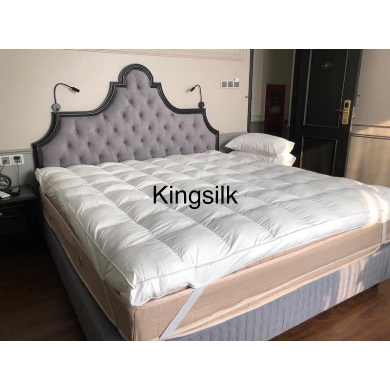 Đệm Topper (Tấm tăng tiện nghi) Cao Cấp tiêu chuẩn khách sạn 5 sao ❌Sản Phẩm Chính Hãng KingSilk❌