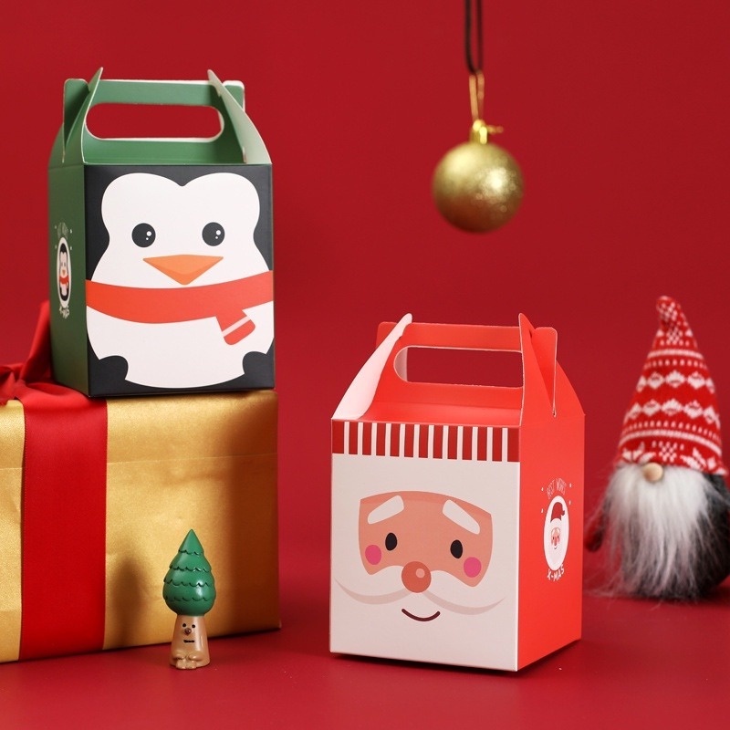 Hộp Đựng Kẹo Giáng Sinh / Sinh Nhật Hình Ông Già Noel / Người Tuyết DIY
