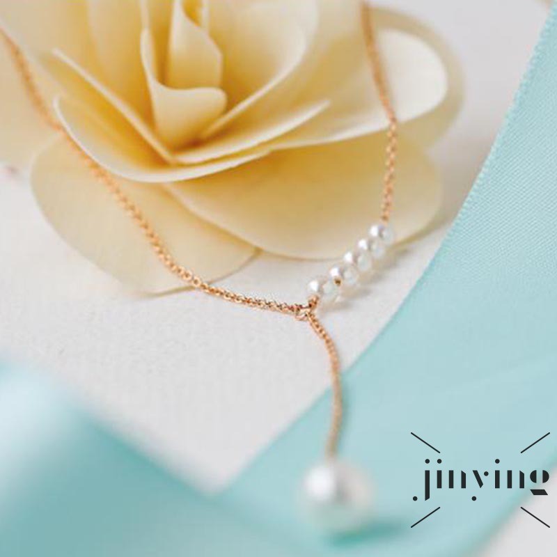 GETNOIVAS Vòng Cổ Ngọc Trai Nhân Tạo Xinh Xắn Thời Trang Hàn Quốc Dành Cho Nữ