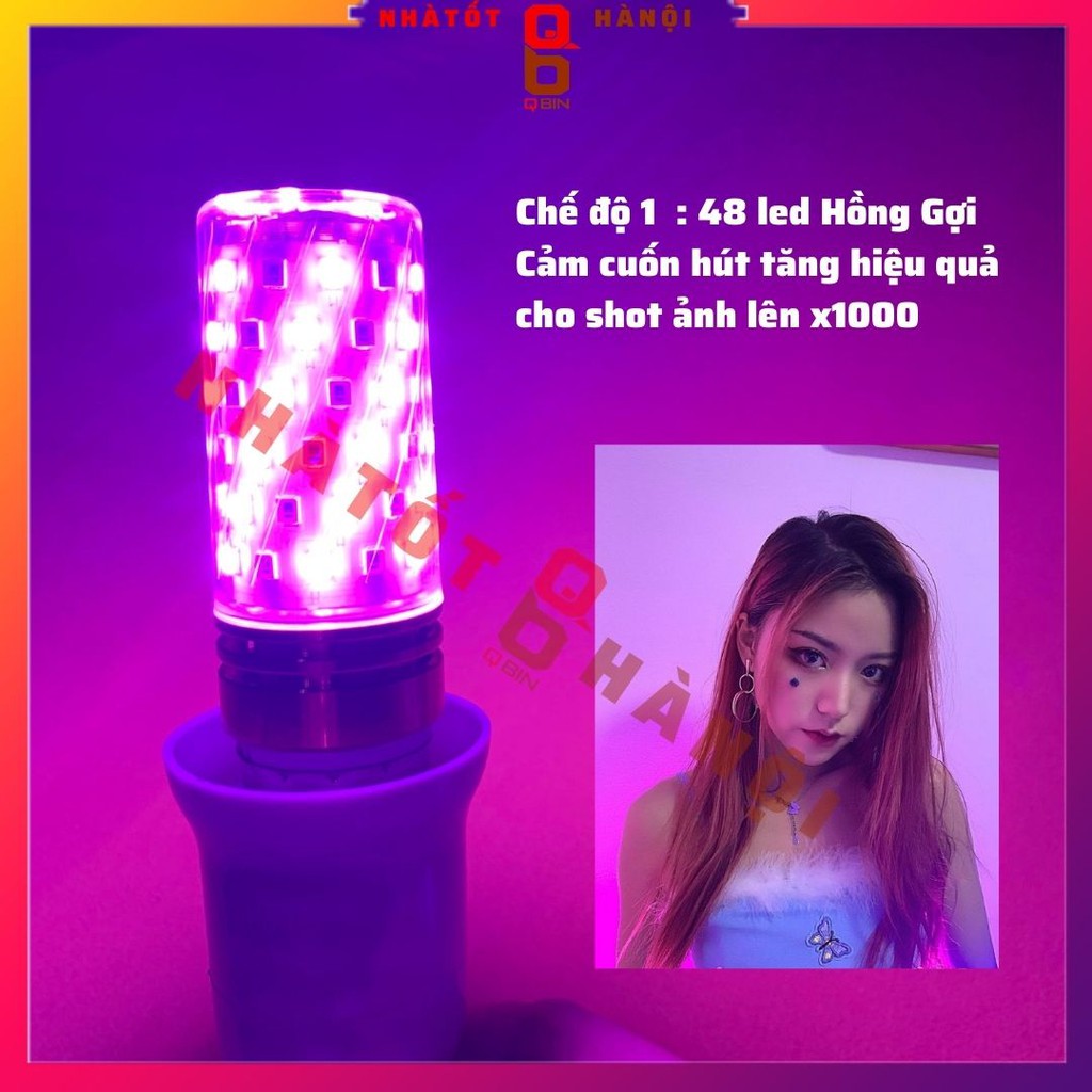 Đèn led tiktok hỗ trợ quay video 3 trong 1 đổi màu mắt led siêu sáng 18W Bảo Hành 03 Tháng Đổi mới NOWSHIP 24/7 fulltime