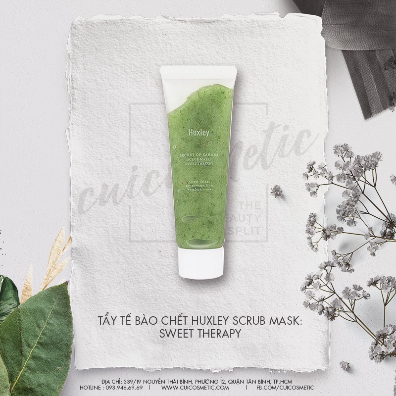 Mặt Nạ Tẩy Tế Bào Chết Huxley Scrub Mask: Sweet Therapy 30g - Huxley Mini