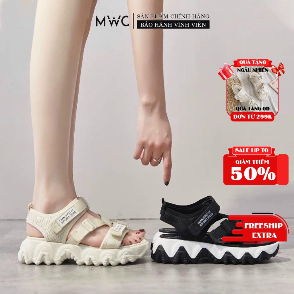 Giày sandal nữ đế cao cá tính MWC NUSD- 2828