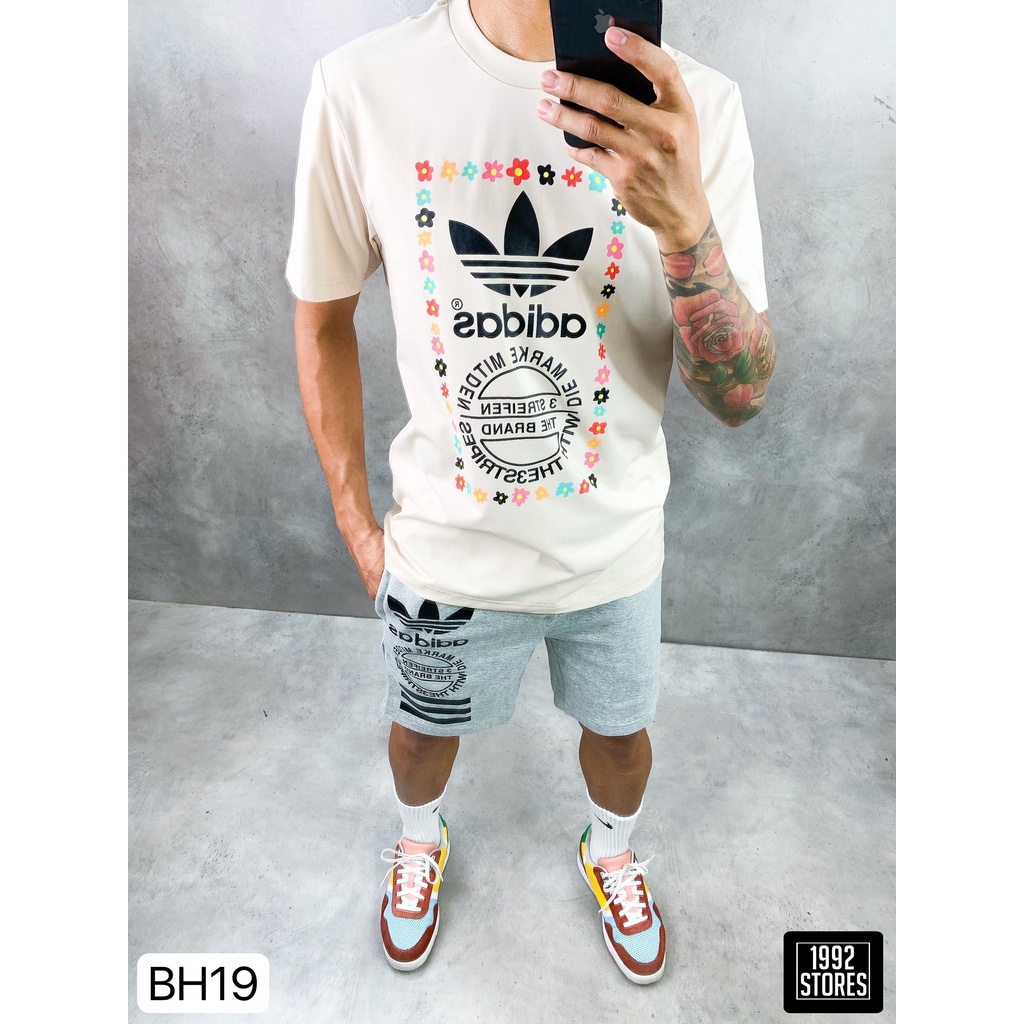 Áo Thun Thể Thao Adldas Pharrell Wiliiams  - Chất  100% cotton cao cấp - Ko xù sổ lông