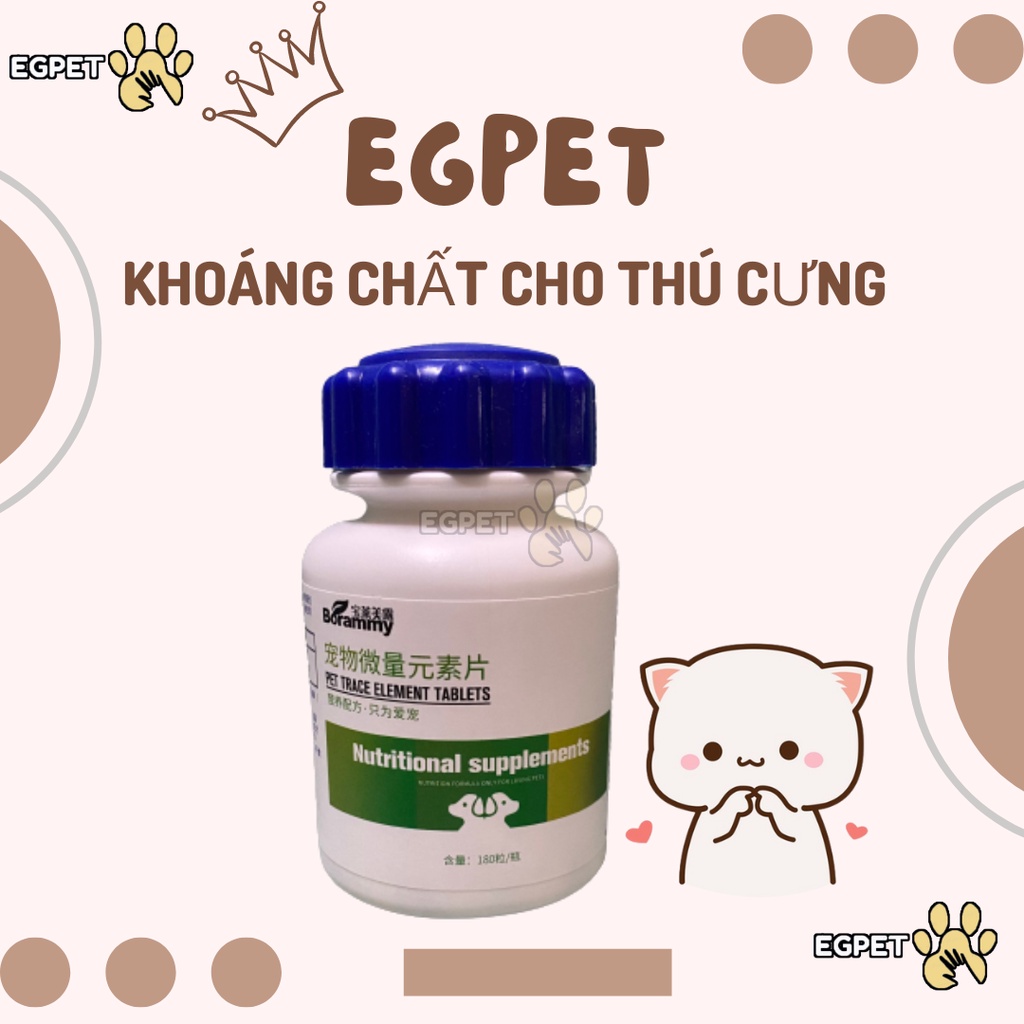 [Bản thường] Viên nén chăm sóc sức khoẻ đặc biệt cho chó mèo bị đỏ mũi ,kén ăn ,tăng trưởng chậm và vết thương lâu lành