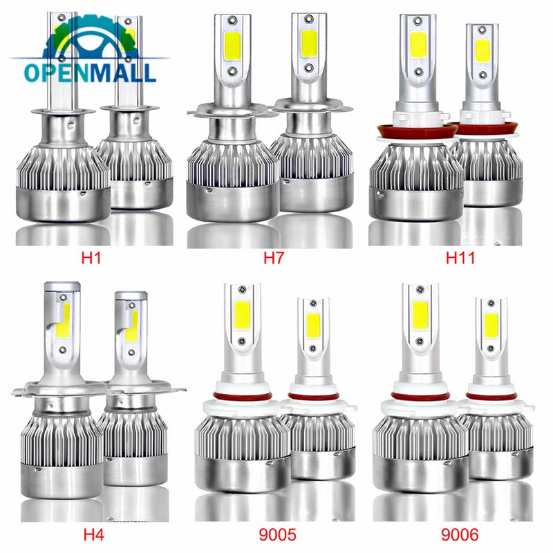 Set 2 đèn LED sương mù 9005 / 9006 / H7 / H11 / H4 72W chuyên dụng cho xe hơi
