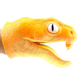 Soft vinyl TPR PVC snake hand puppet animal head hand puppets kids Toys gi