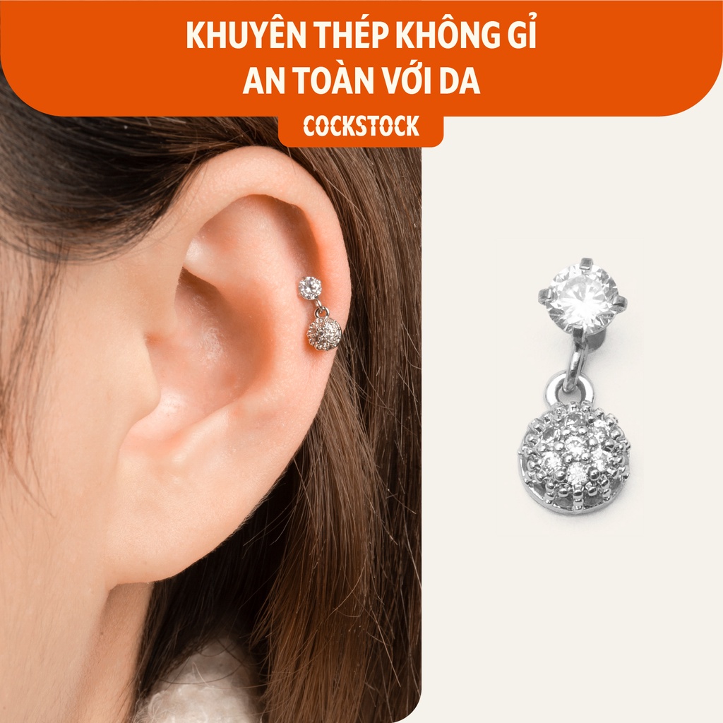 Khuyên tai thả Blink Diamond Drop CockStock