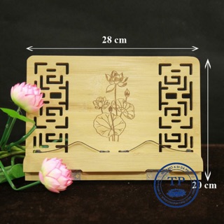 Kệ tụng kinh bằng tre