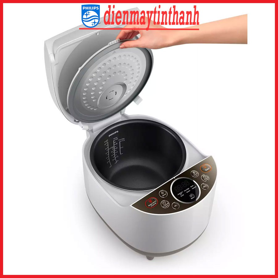 Nồi Cơm Điện Tử Philips 1.8 Lít HD4515 - MYKIT.VN