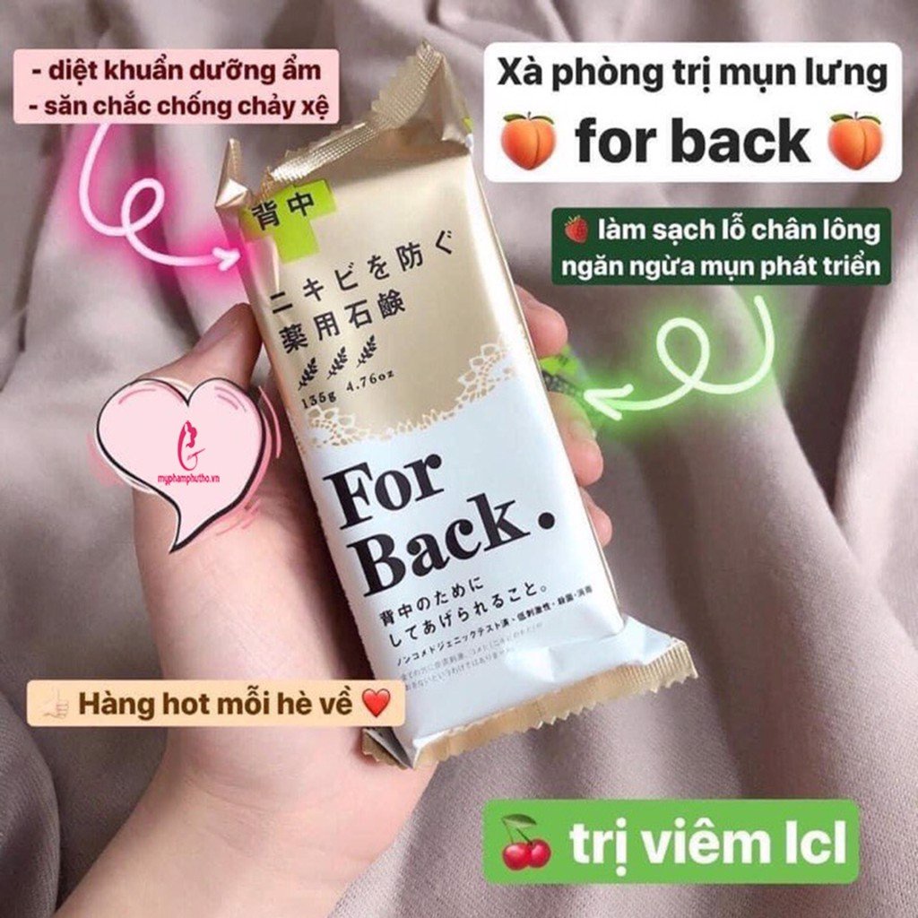 Xà phòng mụn lưng For Back Nhật Bản 135g