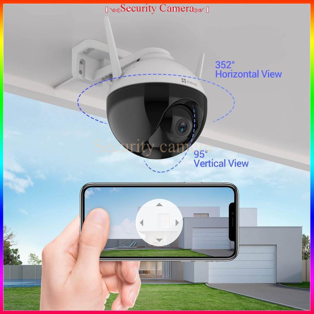 Camera Ngoài Trời Wi-Fi 2MP EZVIZ C8C HD 1080P Điều Khiển Xoay 360°- có màu ban đêm - Hàng chính hãng bảo hành 24 tháng