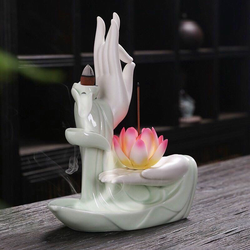 Thác Trầm Chất Liệu Gốm Dùng Để Xông Trầm Hương