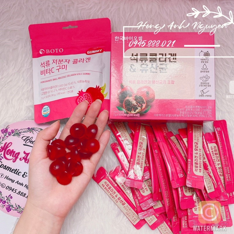 Collagen Lựu đỏ Hàn Quốc