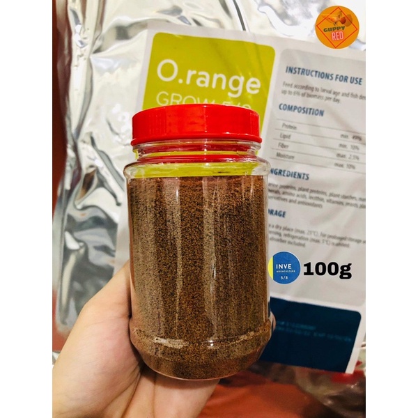 Cám Thái INVE  2/4, 3/5, 5/8  hàm lượng Đạm cao cho cá guppy ,betta