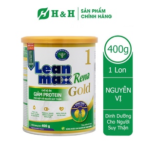 Sữa Lean Max Rena Gold 1 - Dinh dưỡng cho người suy thận chưa lọc thận, Hỗ trợ kiểm soát đường huyết