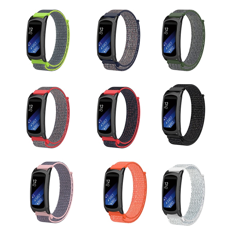 Dây Đeo Bằng Nylon Cho Đồng Hồ Samsung Gear Fit 22 Sm-R360 Fit2 Pro R365