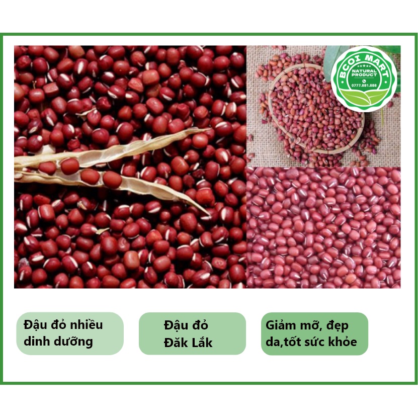 Đậu đỏ Đắk Lắk - Red beans - dau do Dak Lak - hạt nhỏ