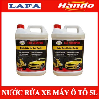 [HANDO VIỆT NAM] Nước Rửa Xe Máy, Oto Sản Xuất Việt Nam 5L - HVS023