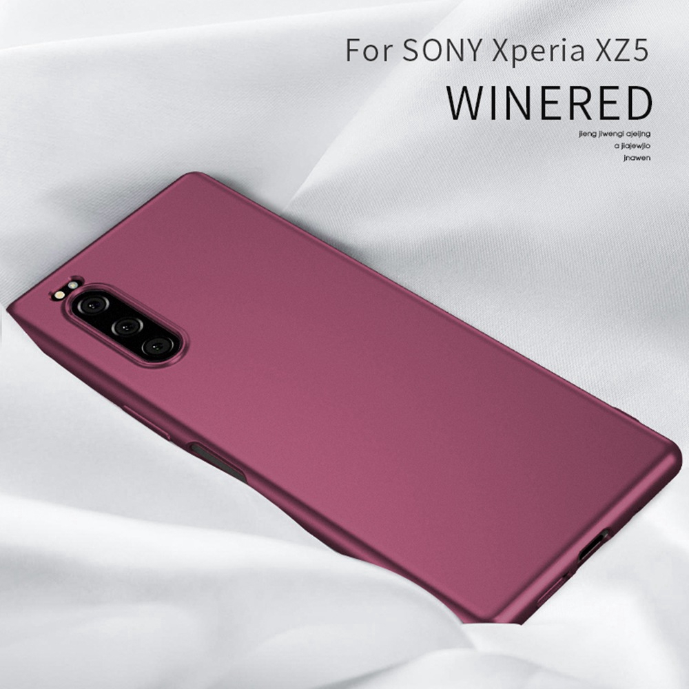 Ốp điện thoại silicon dẻo TPU mềm vải nhám cho  Sony Xperia 5