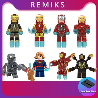 Mô Hình Đồ Chơi Lắp Ráp Nhân Vật Iron Man MK85 Captain Marvel Outrder WM6055 Trong Avengers 4