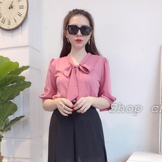 Áo sơ mi công sở nữ tay lửng CHUU A3271 | BigBuy360 - bigbuy360.vn