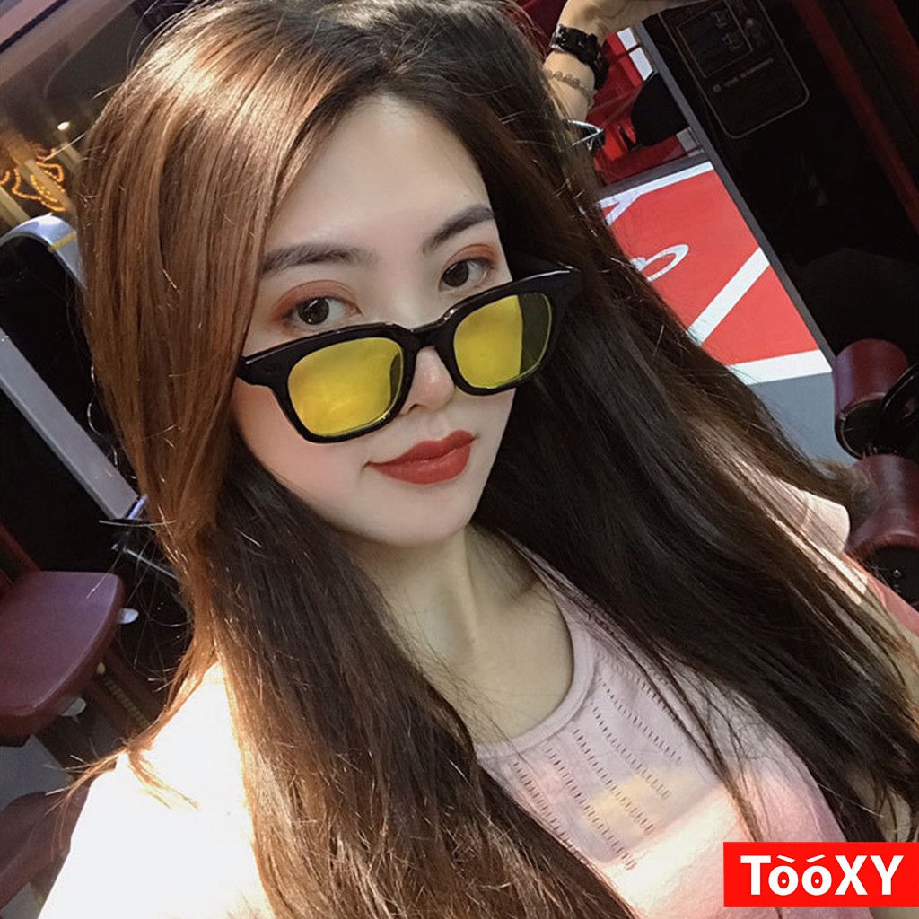 Mắt kính râm chữ V gọng nhỏ nhiều màu - kính mát Teen nam nữ Hàn Quốc thời trang