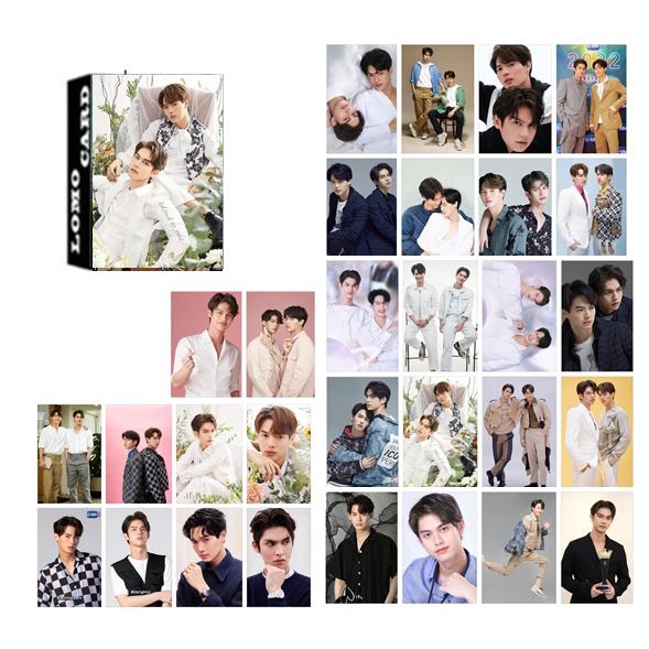 Hộp 30 lomo card BrightWin, Offgun, BounPrem, MileApo, BibleBuild, TayNew, YinWar, EarthMix,OhmNannon, MewGulf