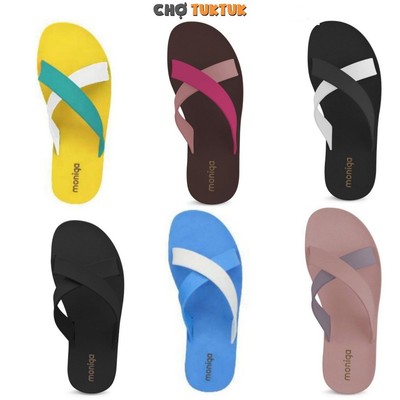 Dép nữ Thái Lan thời trang quai chéo chất cao su êm nhẹ chống trơn Monobo Moniga Ivy color 2