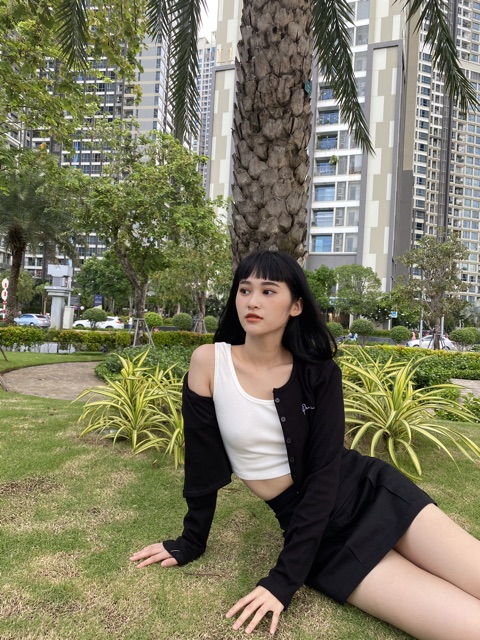 Áo Croptop tay dài Basic | BigBuy360 - bigbuy360.vn