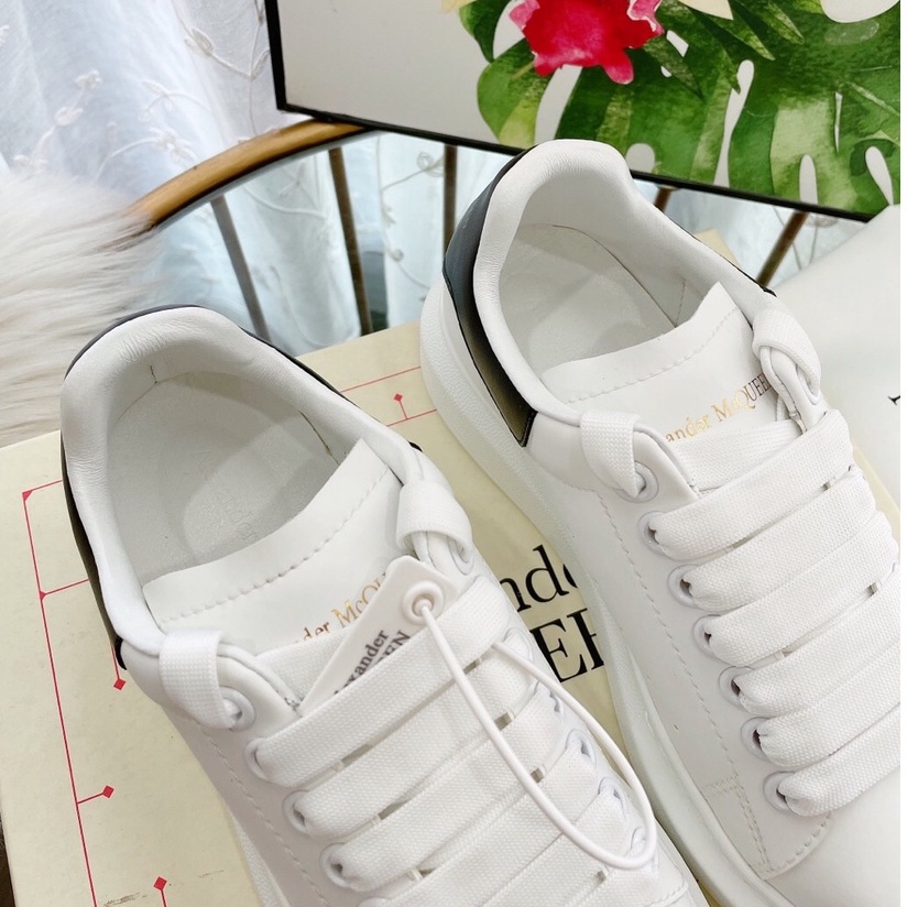 GIÀY sneaker MCQ,  McQueen nam nữ cao cấp gót đen da, nhung  dây lụa cao cấp sezi 36_ 43