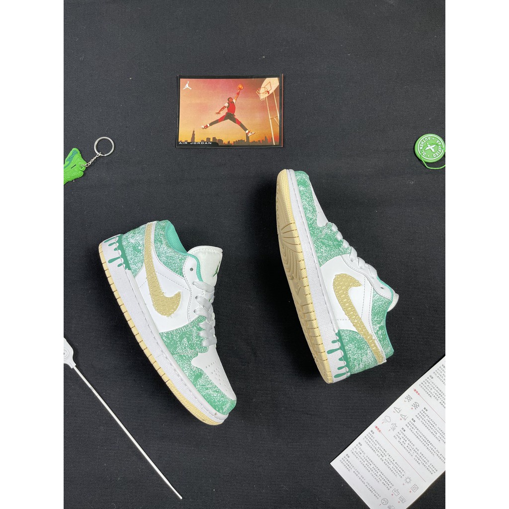 Giày Jordan 1 xanh icream thấp chất đẹp giá rẻ Fullbox | BigBuy360 - bigbuy360.vn