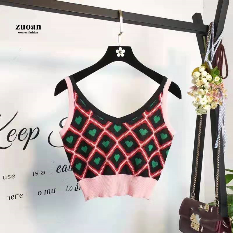 Áo hai dây SUXI phong cách Hàn Quốc thời trang dành cho nữ