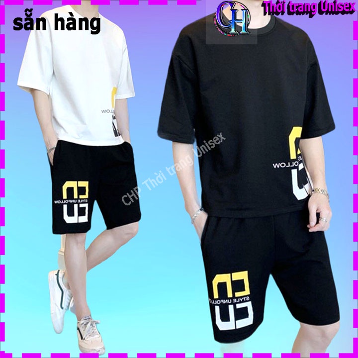 ĐỒ BỘ THỂ THAO NAM NỮ PHONG CÁCH ị họa tiết đẹp mẫu mới form dưới 75kg nhiều màu (  ED90 )