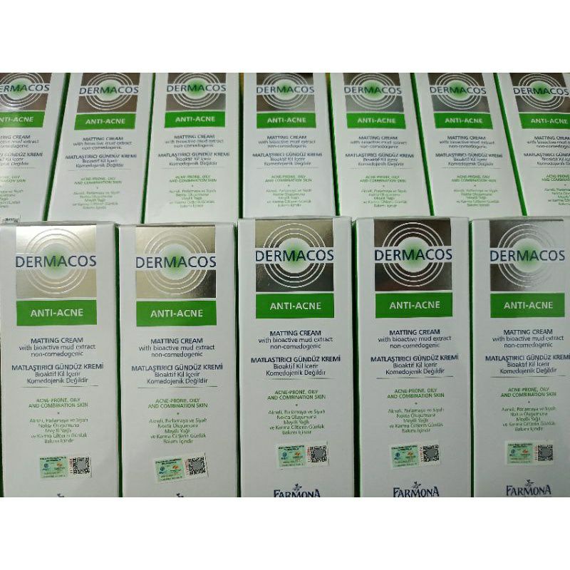 Kem Dưỡng Dermacos, Kem Dưỡng Giảm Bóng Nhờn Farmona Dermacos Anti-accne Matting 50ml