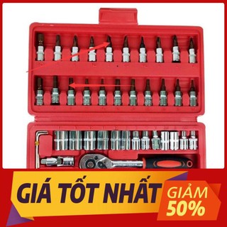 Bộ dụng cụ 46 chi tiết mở bu lông ốc vít