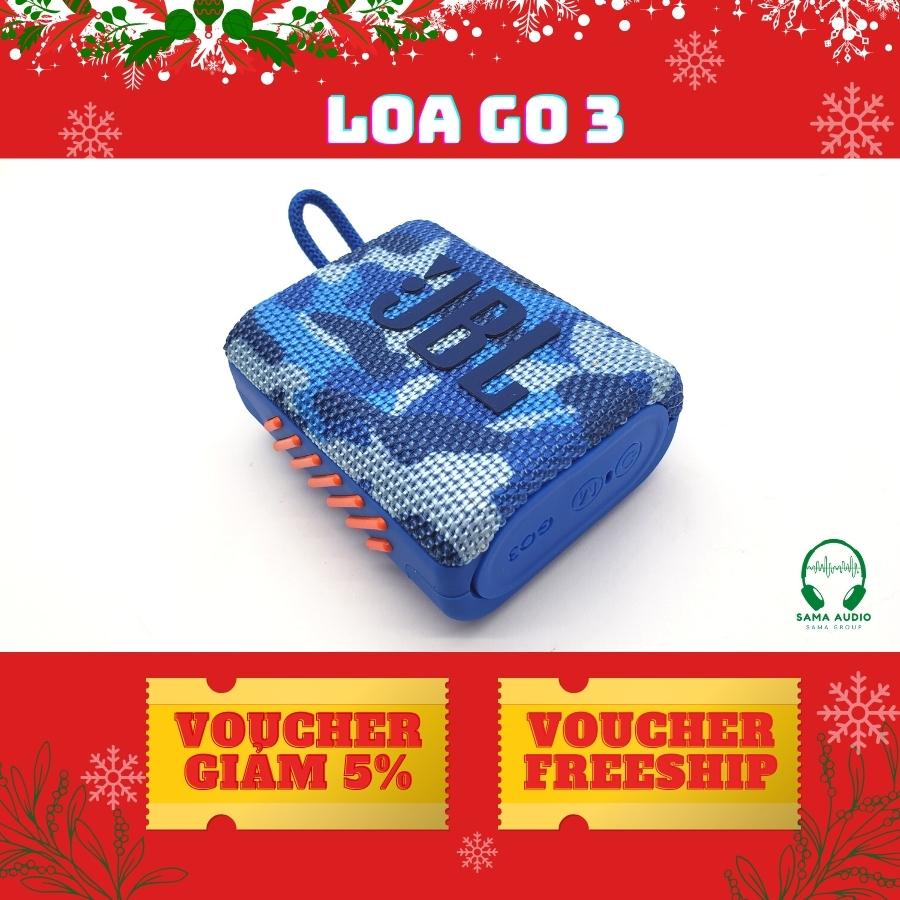 [Mã ELHACE giảm 4% đơn 300K] Loa Bluetooth Không Dây Go 3 - Nhỏ Gọn Tiện Lợi - Âm Thanh Sống Động